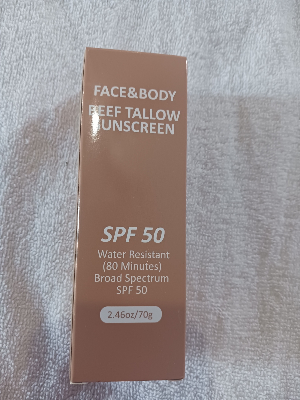 Beef Tallow Face & Body Sunscreen SPF 50 – New & Sealed